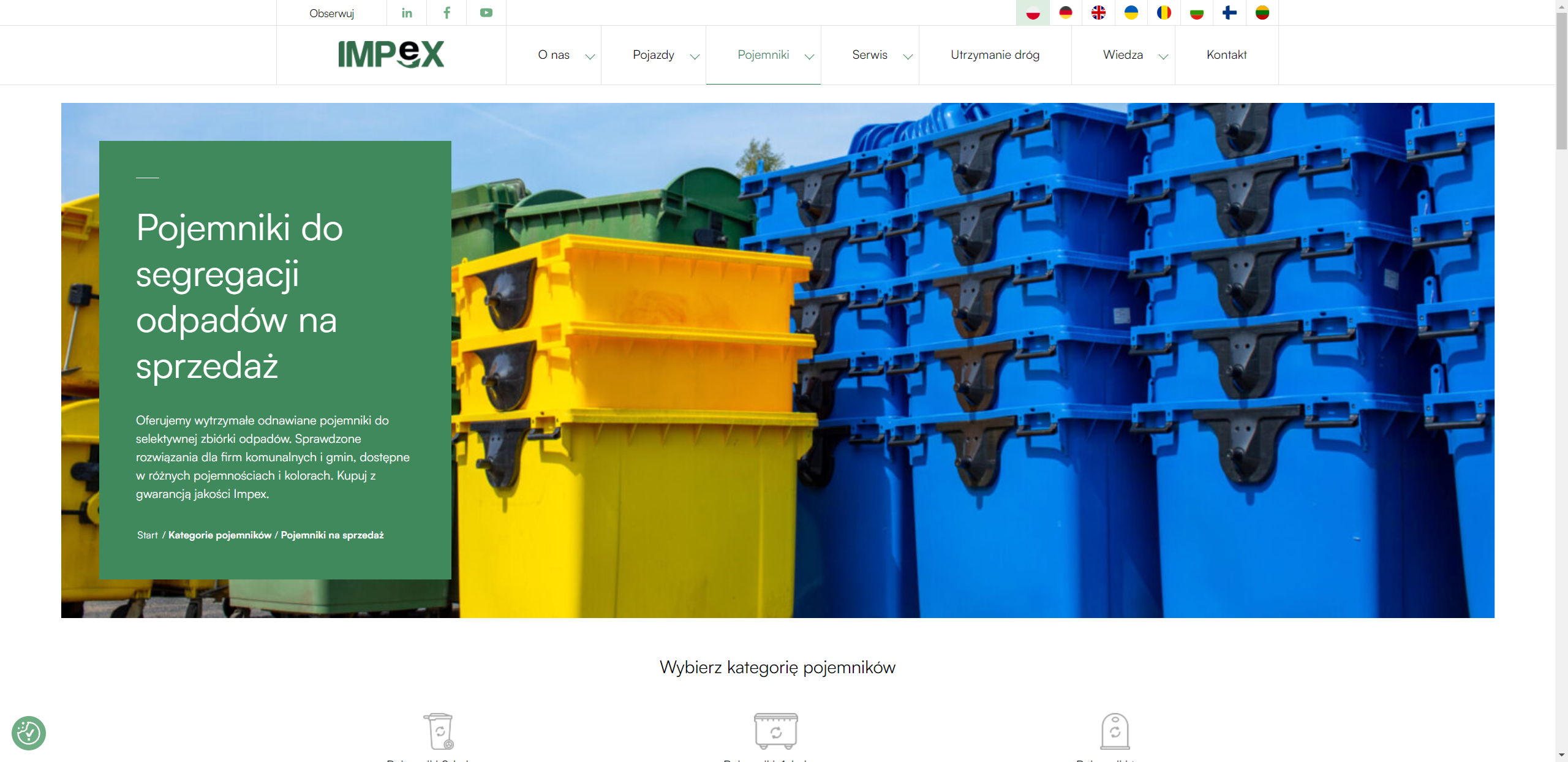 Pojemniki do segregacji odpadów - kluczowy element nowoczesnej gospodarki komunalnej