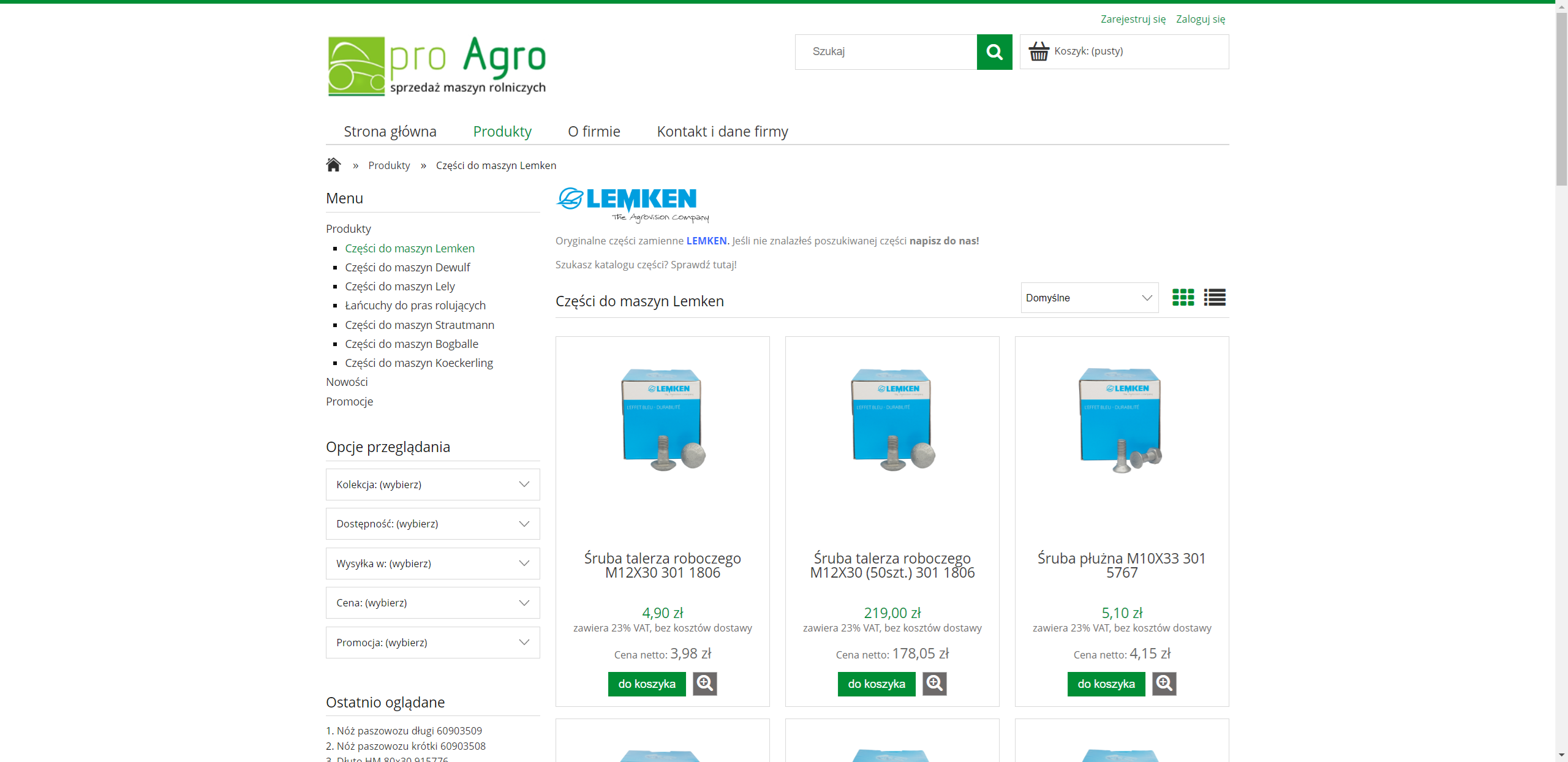 Jak części Lemken wpływają na niezawodność maszyn?