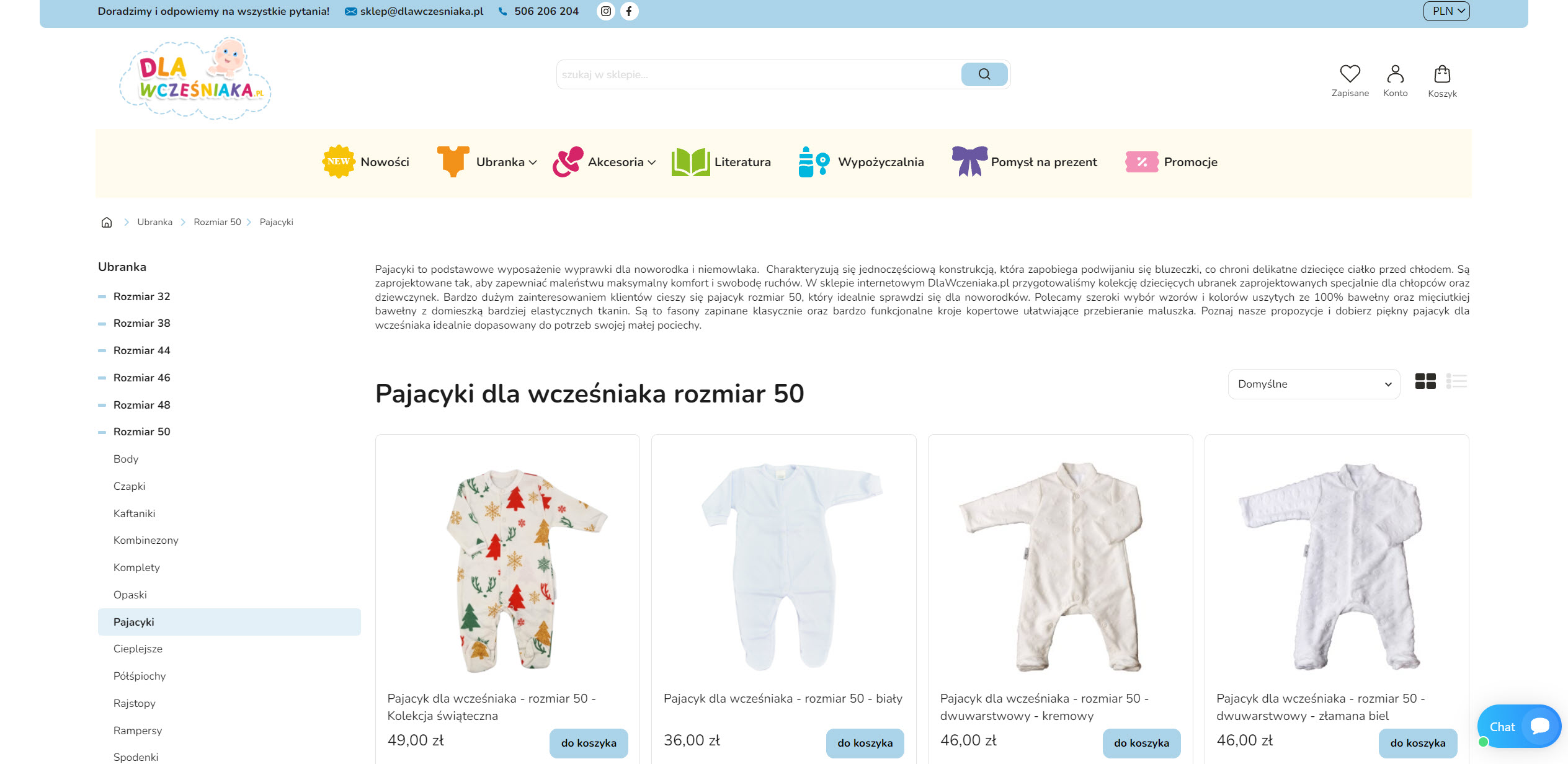 Pajacyk rozmiar 50 - czy to zawsze dobry wybór na start?