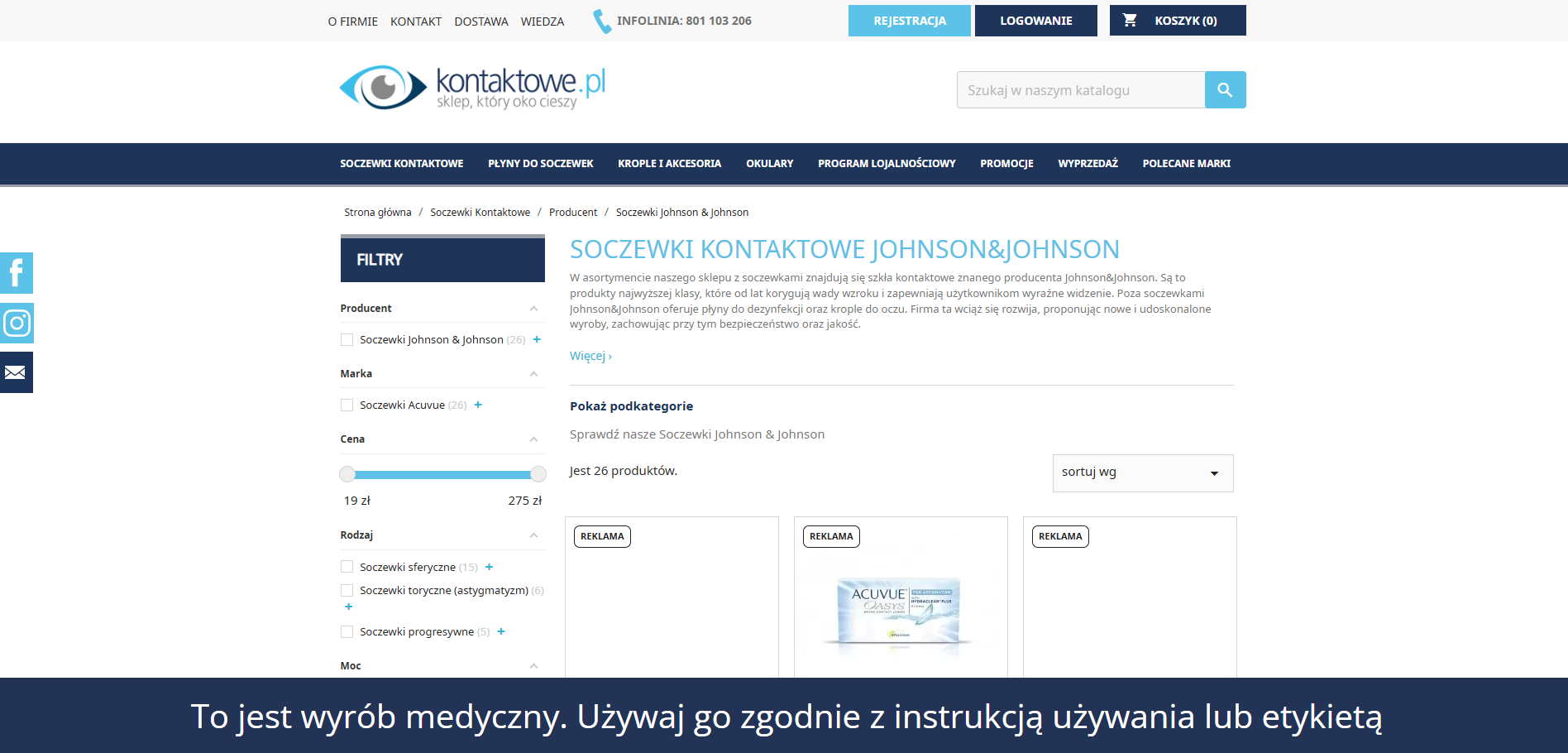 Główne zdjęcie artykułu: Jakie korzyści dają soczewki kontaktowe od Johnson & Johnson?
