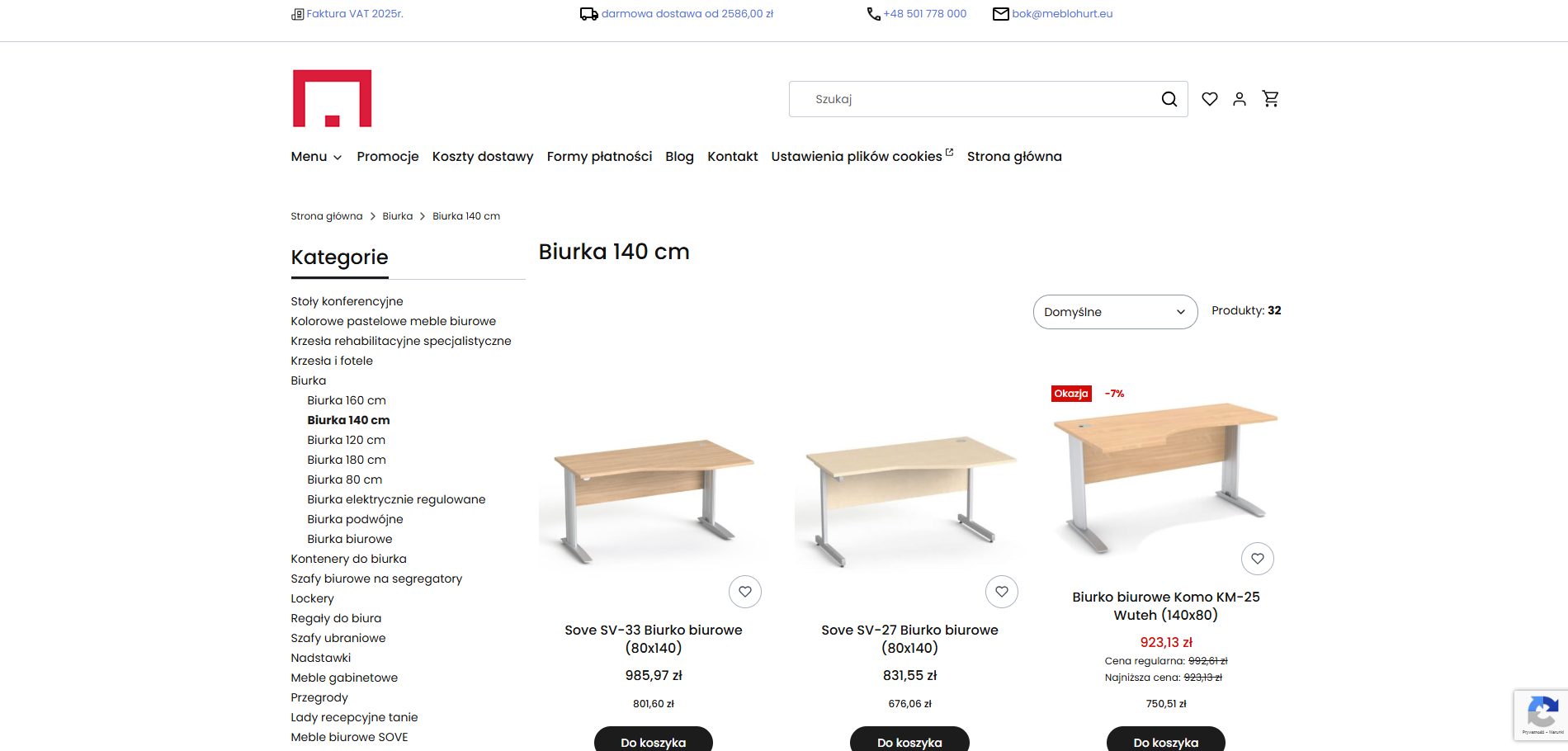 Główne zdjęcie artykułu: Biurka 140 - jak wybrać model dopasowany do Twojego stylu pracy?