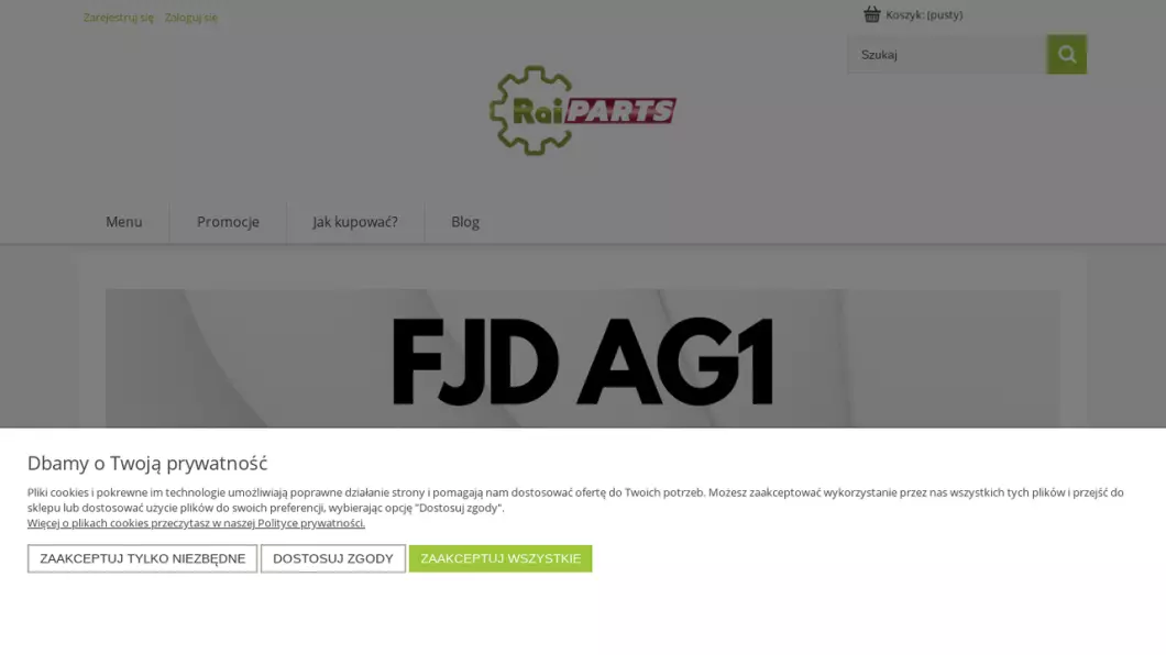 Zrzut ekranu strony internetowej firmy Raiparts